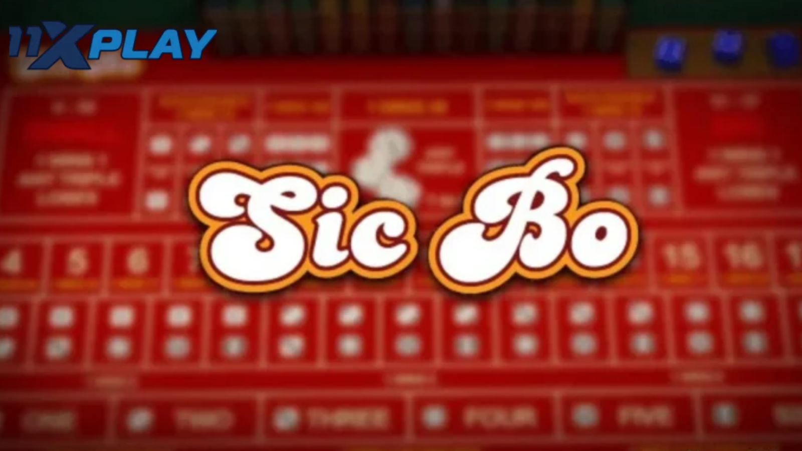 Play Sicbo game online at 11xplay game